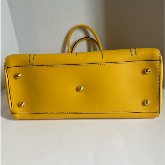 A. Bellucci Italian Leather Tote. Like New - Picture 8 of 11